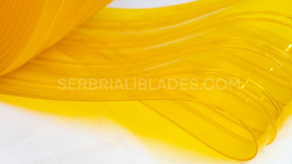 Vinyl Curtain - Yellow Citronella - Image 2