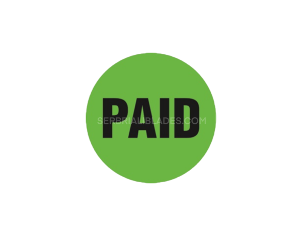 "Paid" Label Rolls
