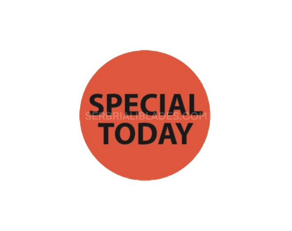 "Special Today" - Red - Label Roll